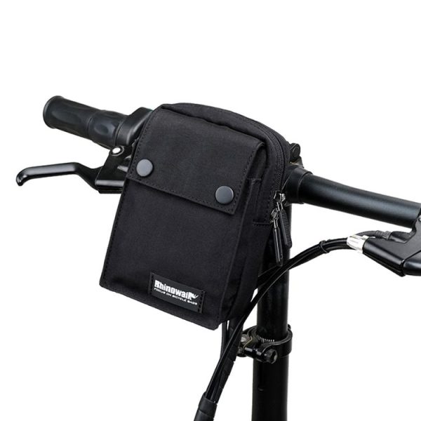 Rhinowalk Bicycle Handlebar Bag Multifunctional Storage Bag Waterproof Clutch (Black)