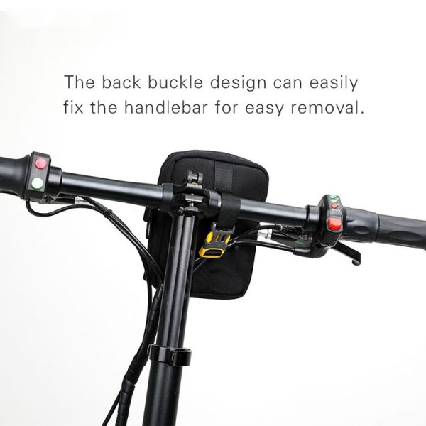 Rhinowalk Bicycle Handlebar Bag Multifunctional Storage Bag Waterproof Clutch (Black) - Image 3