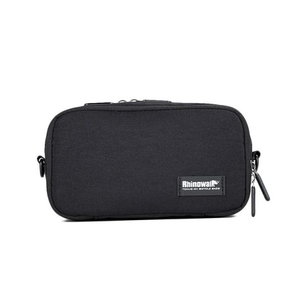Rhinowalk X2011 Bike Front Bag Bicycle Storage Handlebar Bag Travel Commuting Hanging Bag (Black) - Image 2