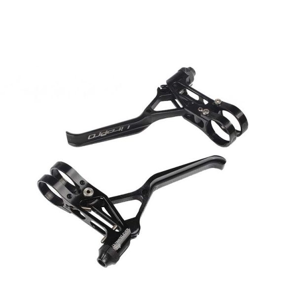 Litepro LP UltraLevers CNC Folding Bike Road Bike Small Wheel V Brake Lever, Color: Black