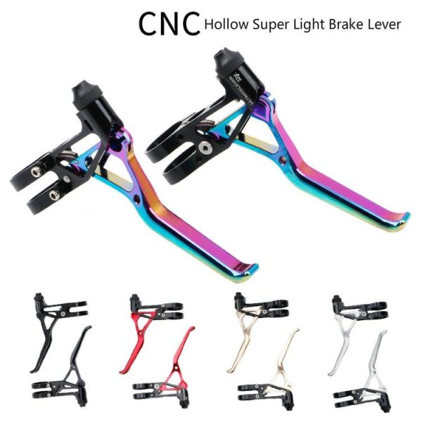Litepro LP UltraLevers CNC Folding Bike Road Bike Small Wheel V Brake Lever, Color: Black - Image 6