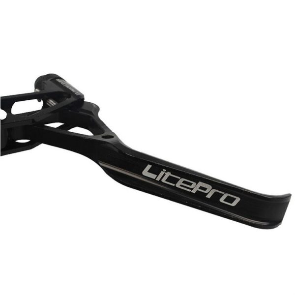 Litepro LP UltraLevers CNC Folding Bike Road Bike Small Wheel V Brake Lever, Color: Red Black - Image 3