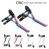 Litepro LP UltraLevers CNC Folding Bike Road Bike Small Wheel V Brake Lever, Color: Electroplating Colorful - Image 6