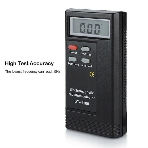 DT-1180 Electromagnetic Radiation Detector Measuring Range 50-1999V / M Electromagnetic Wave Radiation Protection Detector - Image 4
