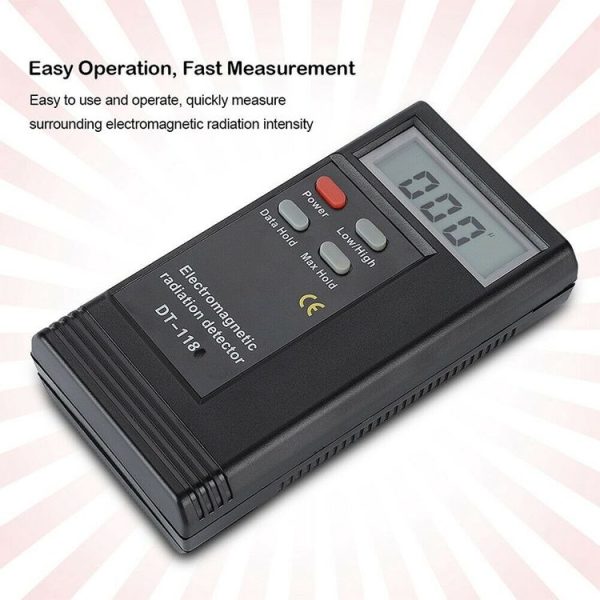 DT-1180 Electromagnetic Radiation Detector Measuring Range 50-1999V / M Electromagnetic Wave Radiation Protection Detector - Image 6