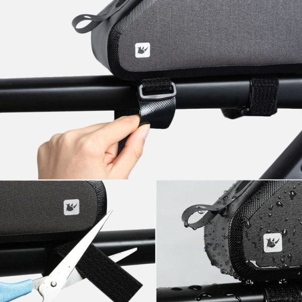 Rhinowalk Bicycle Front Beam Upper Tube Bag Lightweight Waterproof Riding Bag Cycling Beam Bag - Image 4