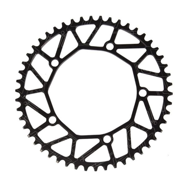 Litepro LP Positive and Negative Teeth Single Disc 130MM BCD Folding Bicycle Sprocket Wheel, Specification: 56T (Black)