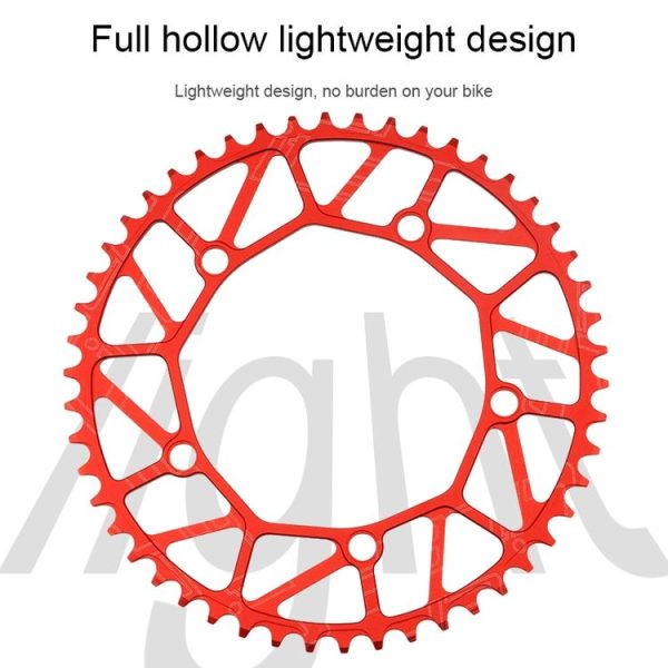 Litepro LP Positive and Negative Teeth Single Disc 130MM BCD Folding Bicycle Sprocket Wheel, Specification: 56T (Black) - Image 4