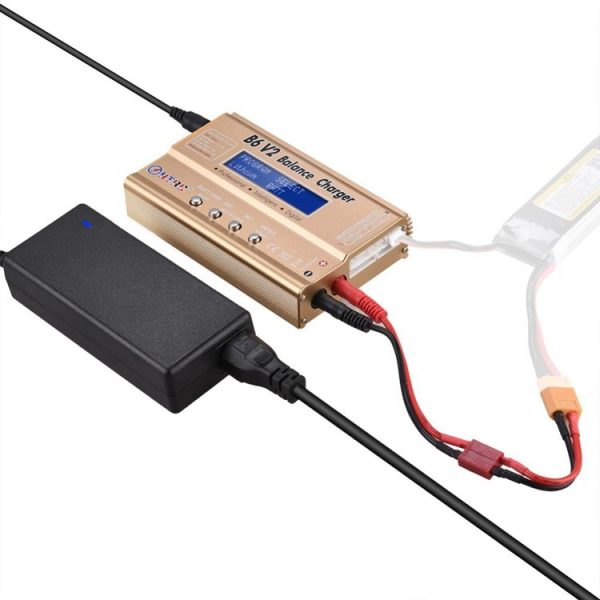 HTRC B6 V2 Model Airplane Charger Smart Balance Charger, EU Plug - Image 4
