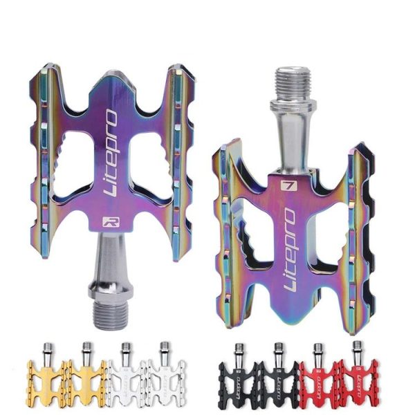 Litepro Ultralight Folding Bike Pedal K3 Bicycle Pedal, Color: Black - Image 4