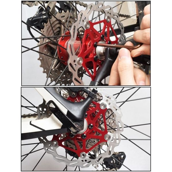 SNAIL FD-01 Mountain Bike Floating Disc Bicycle Brake Pad Six Nail Brake Disc, Size: 160mm, Color: Black - Image 5