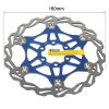 SNAIL FD-01 Mountain Bike Floating Disc Bicycle Brake Pad Six Nail Brake Disc, Size: 160mm, Color: Blue - Image 2