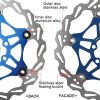 SNAIL FD-01 Mountain Bike Floating Disc Bicycle Brake Pad Six Nail Brake Disc, Size: 160mm, Color: Blue - Image 3