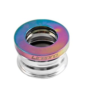 Litepro Folding Bike Headset 44mm Built-in Bearing Headset For Dahon BYA412 P18 P8 Headset, Color: Electroplating Color