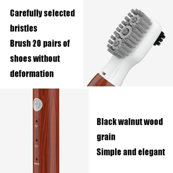 Sonic Vibration Shoe Brush Electric Shoe Washing Double Bristles to Clean Lazy Wash Protector, Colour: Sonic Electric Shoe Brush - Image 4