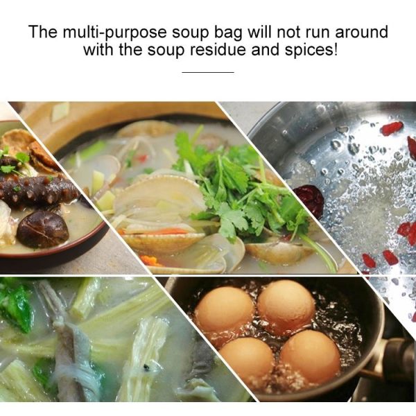 100pcs / Pack 20x25cm Soup Gauze Filter Bag Kitchen Utensils Soup Residue Isolation Bag - Image 10