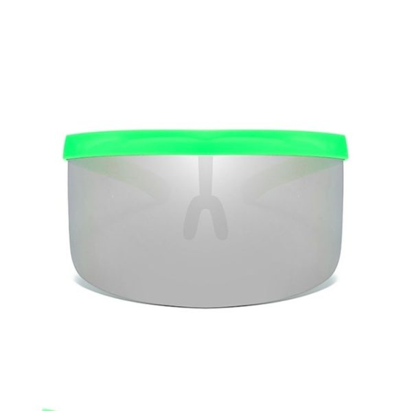 Large Frame Full Protection Outdoor Boy & Girl Sunglasses UV-proof Baby Sunglasses, Frame color: Green Frame Mercury Film - Image 2