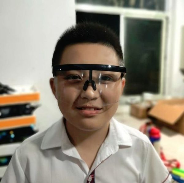 Large Frame Full Protection Outdoor Boy & Girl Sunglasses UV-proof Baby Sunglasses, Frame color: Green Frame Mercury Film - Image 7