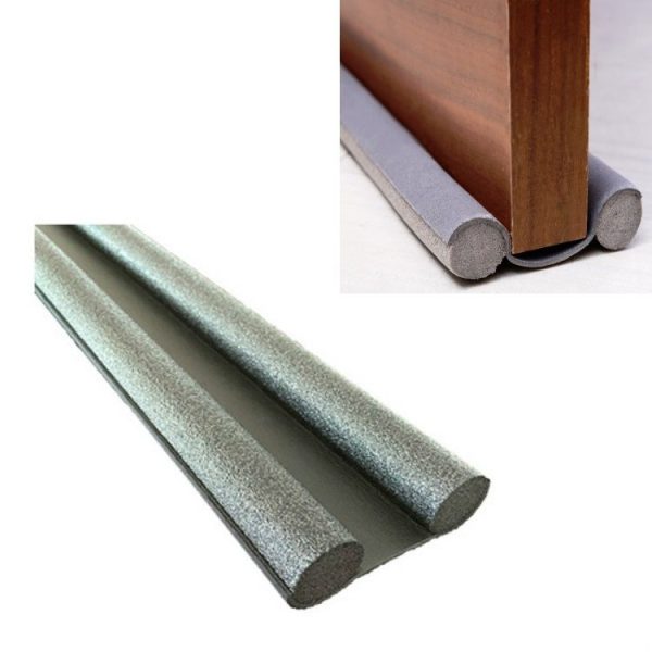 Door Gap Sealing & Sound Insulation Strip Door & Window Gap Wind-proof & Warm-keeping Paste Dust-proof Tape (Black)