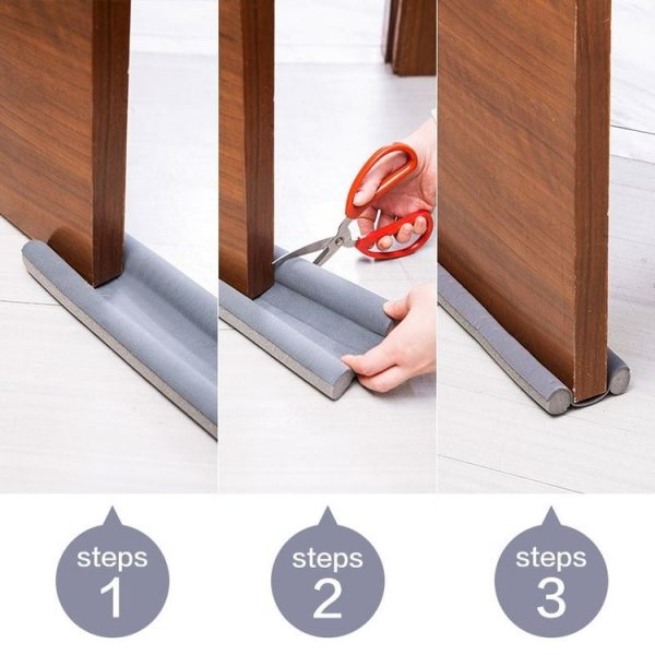 Door Gap Sealing & Sound Insulation Strip Door & Window Gap Wind-proof & Warm-keeping Paste Dust-proof Tape (Black) - Image 11