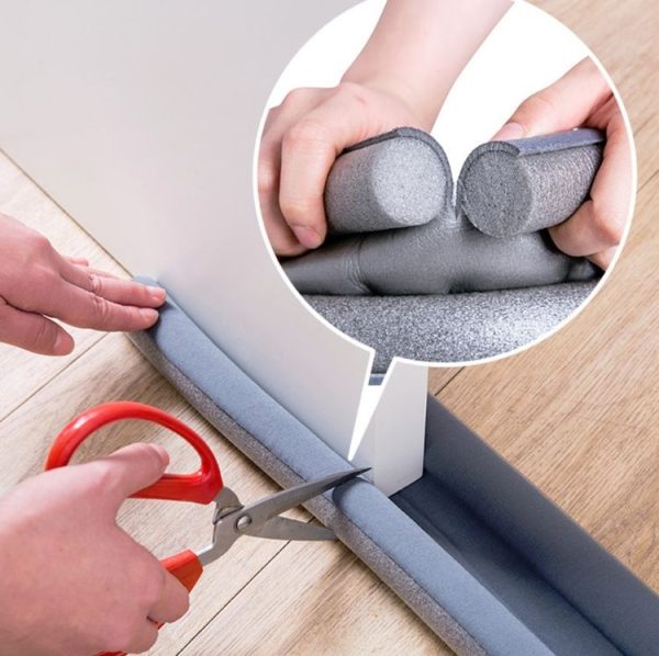 Door Gap Sealing & Sound Insulation Strip Door & Window Gap Wind-proof & Warm-keeping Paste Dust-proof Tape (Black) - Image 7