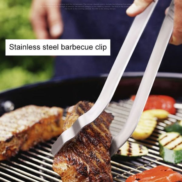 Stainless Steel Barbecue Clip Barbecue Tool Bread Clip Spaghetti Food Clip Steak Clip - Image 5