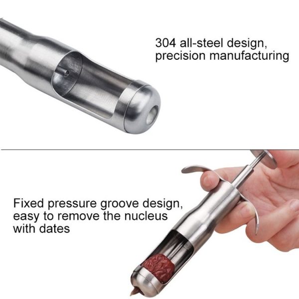 Stainless Steel Red Date Pitting Device Cherry Fruit Coring Device, Specification: Large - Image 3