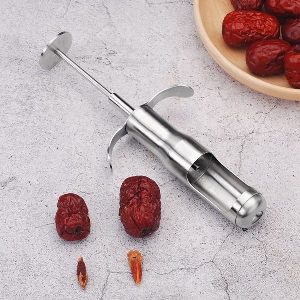 Stainless Steel Red Date Pitting Device Cherry Fruit Coring Device, Specification: Large - Image 6