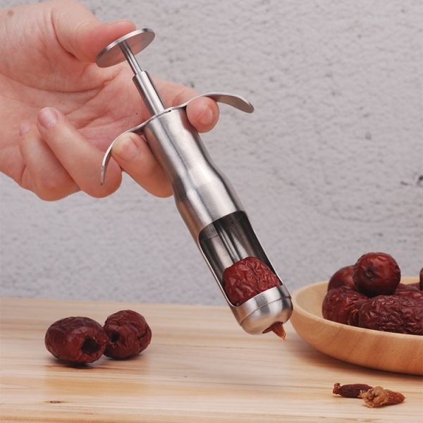 Stainless Steel Red Date Pitting Device Cherry Fruit Coring Device, Specification: Large - Image 7