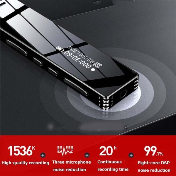 MROBO A10 Professional Voice Recorder HD Noise Reduction Student MP3 Color Screen Player, Capacity: 16 GB - Image 2