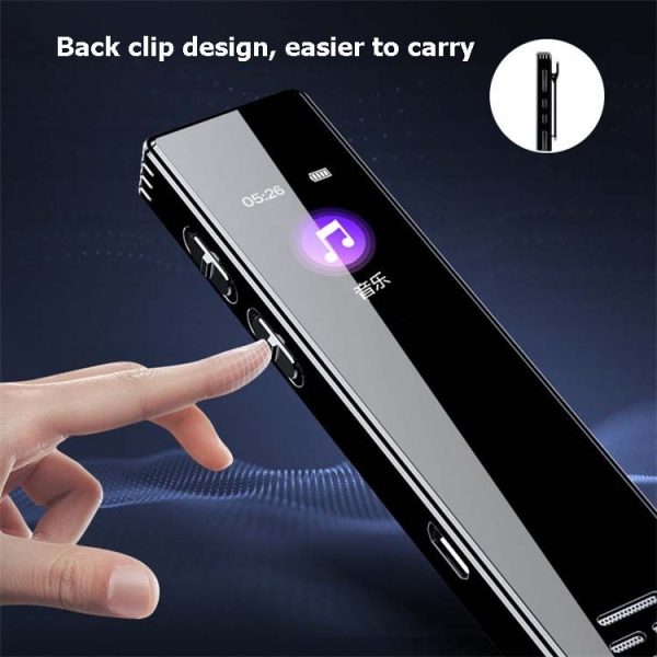 MROBO A10 Professional Voice Recorder HD Noise Reduction Student MP3 Color Screen Player, Capacity: 16 GB - Image 4
