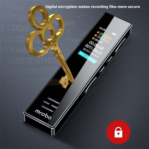MROBO A10 Professional Voice Recorder HD Noise Reduction Student MP3 Color Screen Player, Capacity: 16 GB - Image 7