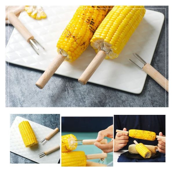 10 PCS Corn Fork Corn Roast Needle Moxa Extender Corn Plug Barbecue Tool Barbecue Fork - Image 7