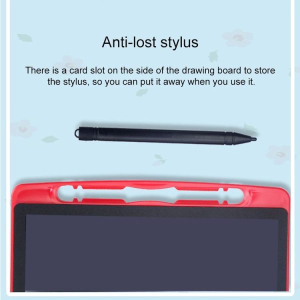 8.5 inch LCD Handwriting Board Children Drawing Graffiti Handwriting Board, Style: Colorful, Frame Color: Green - Image 6