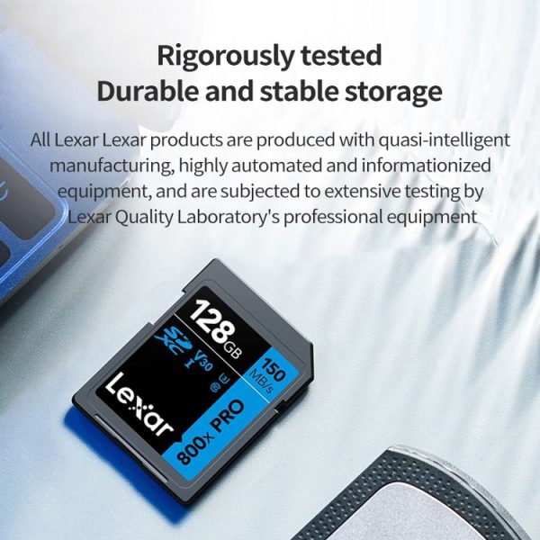 Lexar SD-800X Pro High Speed SD Card SLR Camera Memory Card, Capacity: 32GB - Image 5