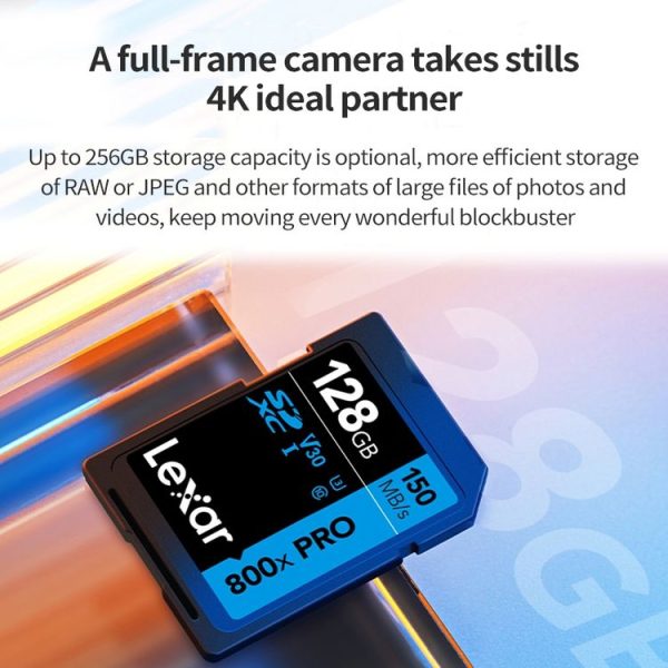 Lexar SD-800X Pro High Speed SD Card SLR Camera Memory Card, Capacity: 32GB - Image 6