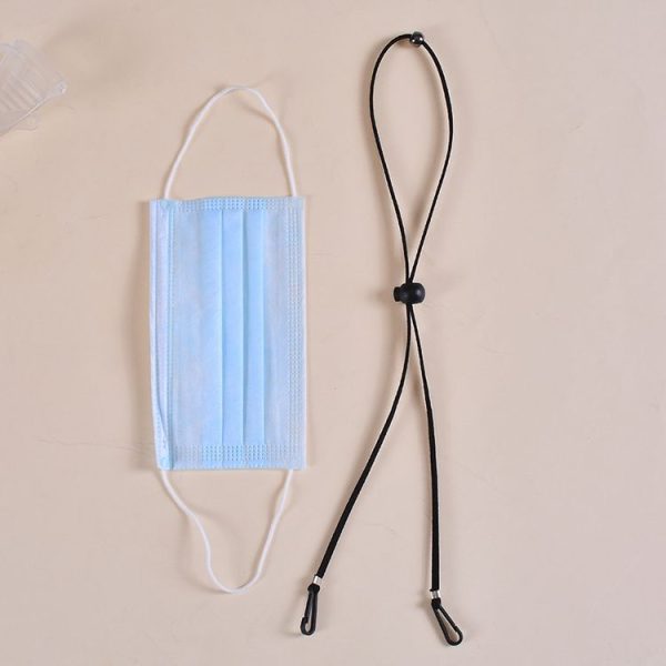 10pcs Mask Anti-lost Adjustable Lanyard and Ear Hook (Grey) - Image 7