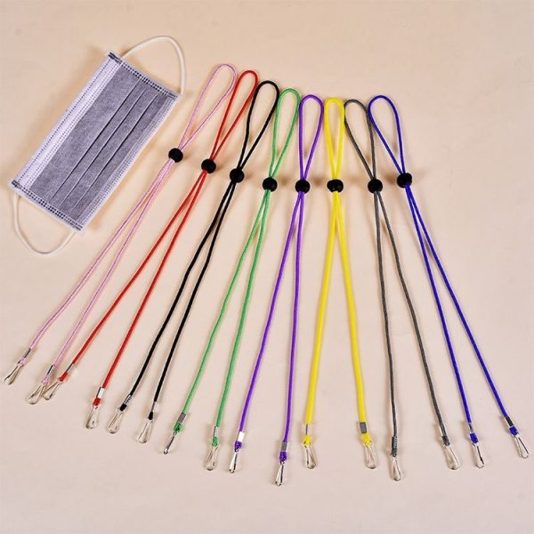10pcs Mask Anti-lost Adjustable Lanyard and Ear Hook (Grey) - Image 8