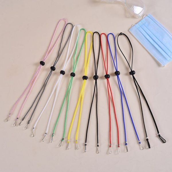 10pcs Mask Anti-lost Adjustable Lanyard and Ear Hook (Grey) - Image 9