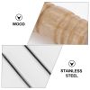 Stainless Steel Barbecue Skewers Barbecue Fork U-shaped Barbecue Fork, Spec: 6pcs + 2 Sweeps - Image 4
