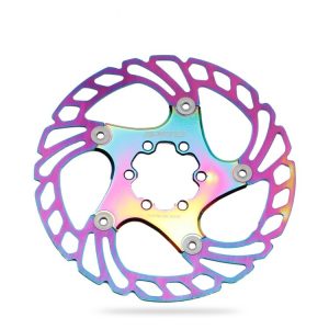 IIIPRO Floating Disc Road Mountain Bike Six Nail Disc Brake Disc, Size: 160mm (Colorful)
