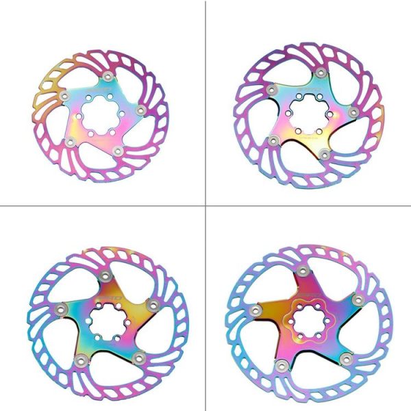 IIIPRO Floating Disc Road Mountain Bike Six Nail Disc Brake Disc, Size: 160mm (Colorful) - Image 11