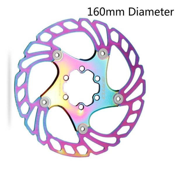 IIIPRO Floating Disc Road Mountain Bike Six Nail Disc Brake Disc, Size: 160mm (Colorful) - Image 2
