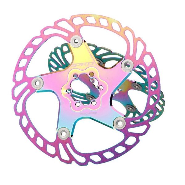 IIIPRO Floating Disc Road Mountain Bike Six Nail Disc Brake Disc, Size: 180mm (Colorful) - Image 7