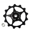 MEROCA Metal Bearings Mountain Bike Road Bike Rear Derailleur Guide Wheel 11T / 13T Guide Wheel, Specification: 13T, Color: Black