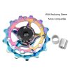 MEROCA Metal Bearings Mountain Bike Road Bike Rear Derailleur Guide Wheel 11T / 13T Guide Wheel, Specification: 13T, Color: Black - Image 3