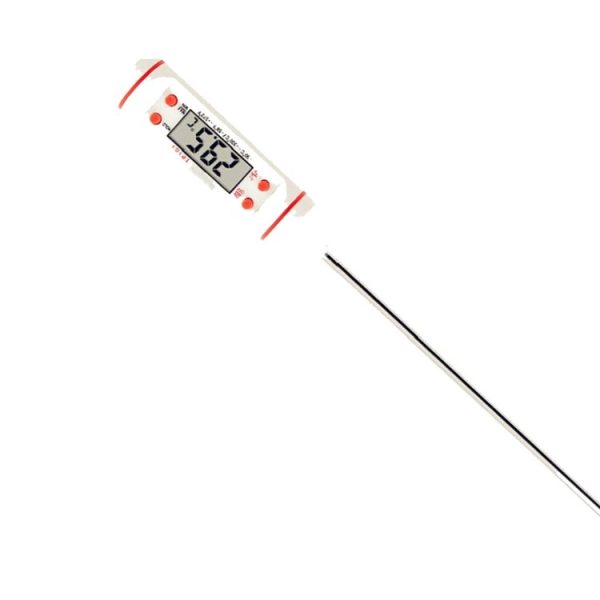 3 PCS Food Pen Type Thermometer Probe Type Electronic Digital Display Thermometer Liquid Barbecue Baking Oil Thermometer (White) - Image 2
