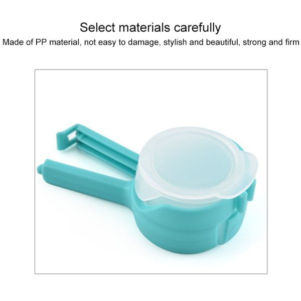 Milk Powder Tea Sealing Clip Snack Bag Plastic Bag Household Sealing Clip (Blue) - Image 3