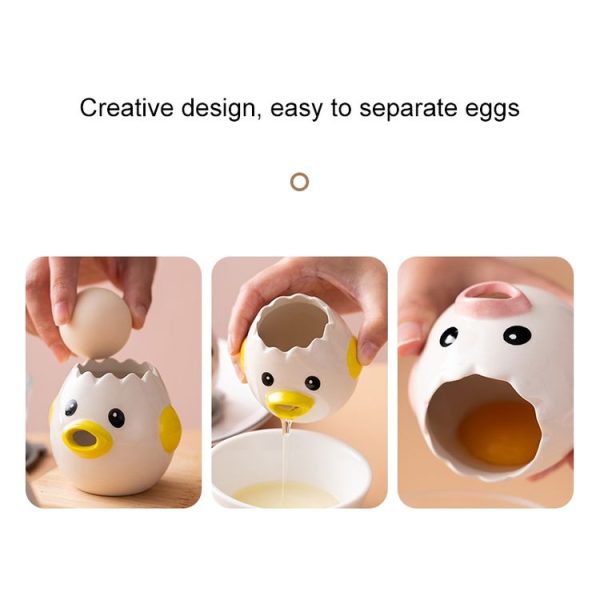Cartoon Chick Kitchen Baking Tool Household Egg White Separator - Image 3