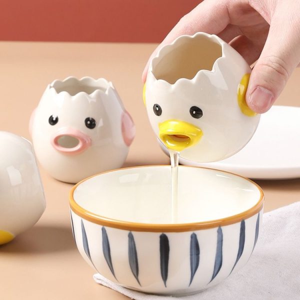 Cartoon Chick Kitchen Baking Tool Household Egg White Separator - Image 7
